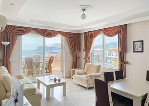 Квартира 2+1, с мебелью и техникой в районе Тосмур