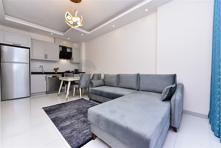 Меблированная квартира 1+1 в районе Оба