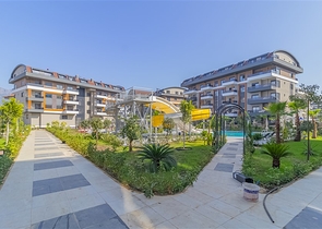 Меблированная квартира 1+1 в районе Оба