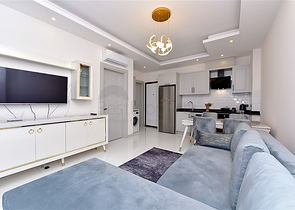 Меблированная квартира 1+1 в районе Оба