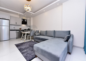 Меблированная квартира 1+1 в районе Оба