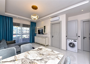 Меблированная квартира 1+1 в районе Оба