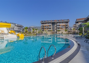 Меблированная квартира 1+1 в районе Оба