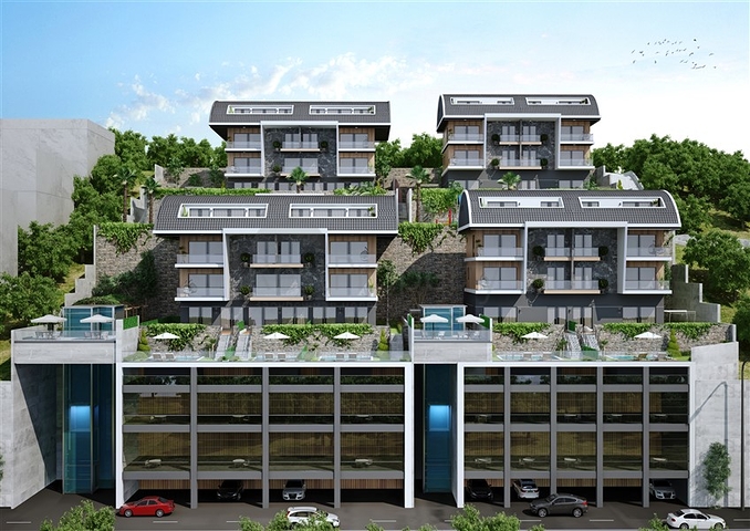 Инвестиционный проект класса люкс в центре Алании