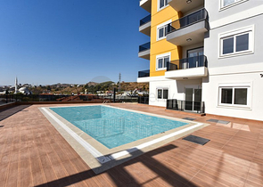 Квартира 1+1 в курортном районе Конаклы