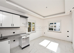 Квартира 1+1 в курортном районе Конаклы