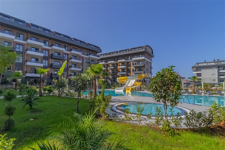 Квартира планировкой 2+1 в масштабном комплексе района Оба