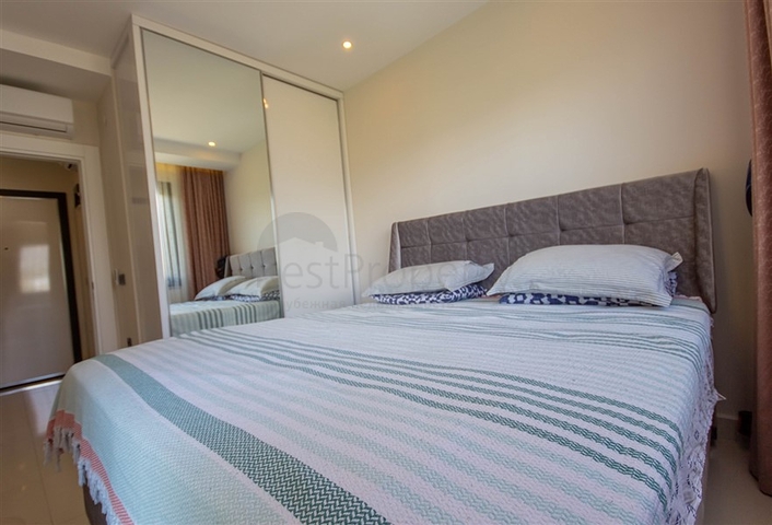 Уютная квартира 1+1 в 650м от моря в районе Махмутлар