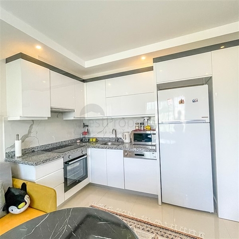 Уютная квартира 1+1 в 650м от моря в районе Махмутлар