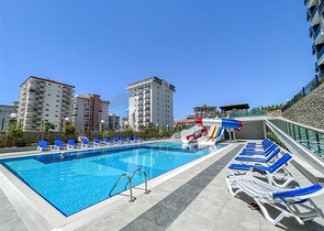 Уютная квартира 1+1 в 650м от моря в районе Махмутлар