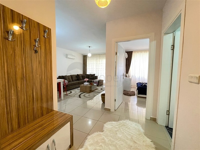 Просторная квартира 1+1 в комплексе со всей инфраструктурой у моря в Махмутлар