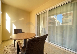 Просторная квартира 1+1 в комплексе со всей инфраструктурой у моря в Махмутлар