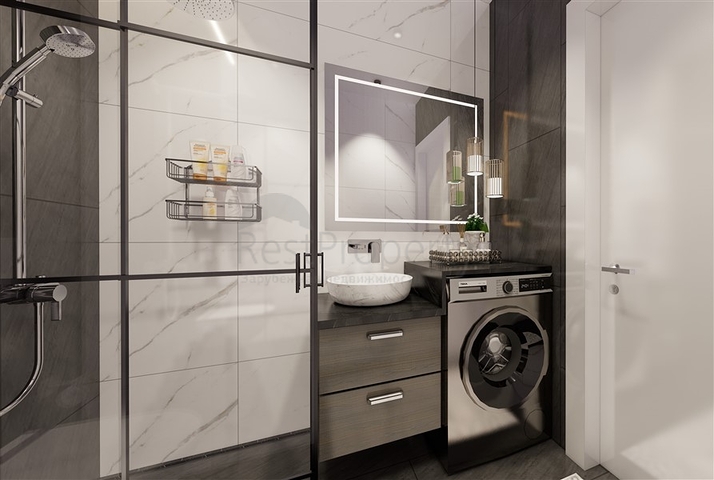 Пентхаус планировкой 2+1 в новом жилом комплексе в районе Демирташ