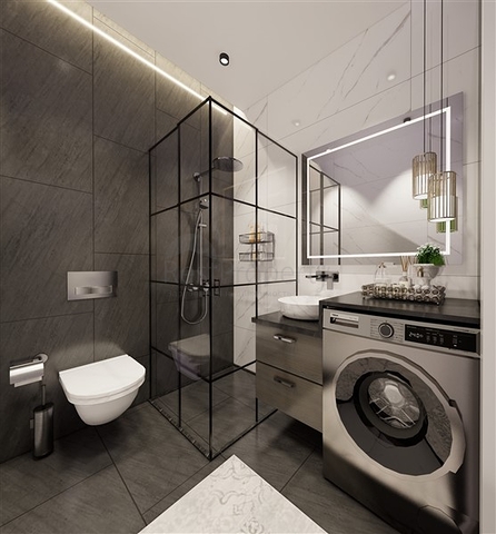 Пентхаус планировкой 2+1 в новом жилом комплексе в районе Демирташ