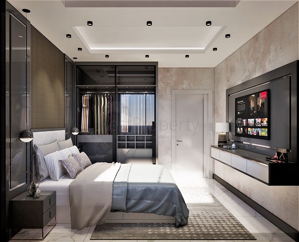 Пентхаус планировкой 2+1 в новом жилом комплексе в районе Демирташ