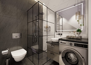 Пентхаус планировкой 2+1 в новом жилом комплексе в районе Демирташ