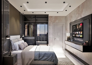 Пентхаус планировкой 2+1 в новом жилом комплексе в районе Демирташ