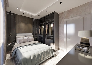 Пентхаус планировкой 2+1 в новом жилом комплексе в районе Демирташ