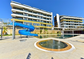 Квартира 1+1 в проекте на стадии строительства в районе Оба