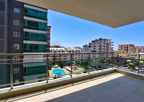 Меблированная квартира планировкой 2+1 в районе Махмутлар