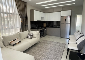 Меблированная квартира планировкой 1+1 в районе Оба