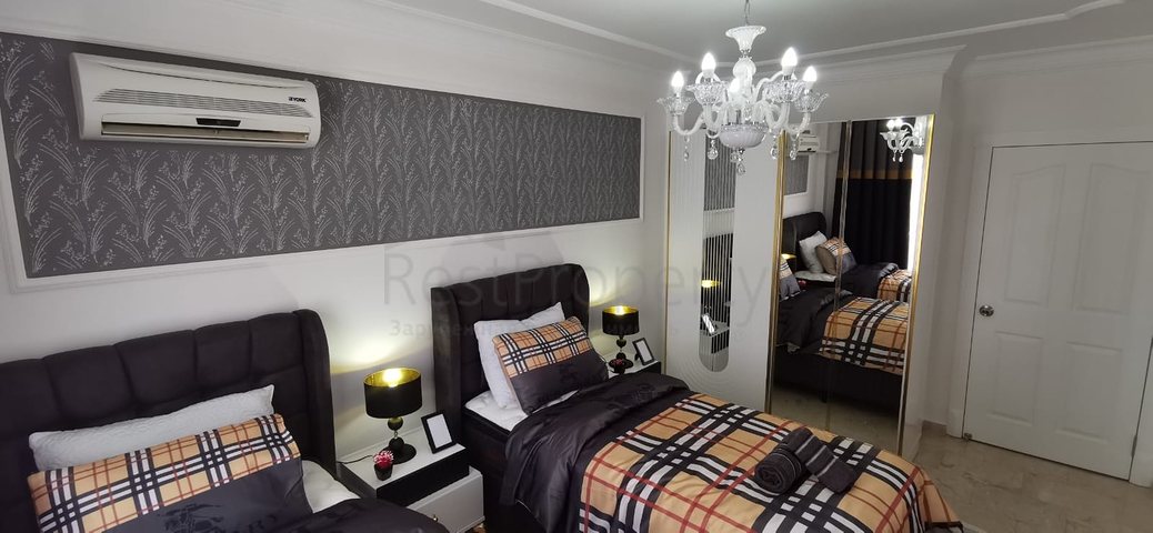 Квартира 2+1 с новым ремонтом в 200 метрах от берега моря