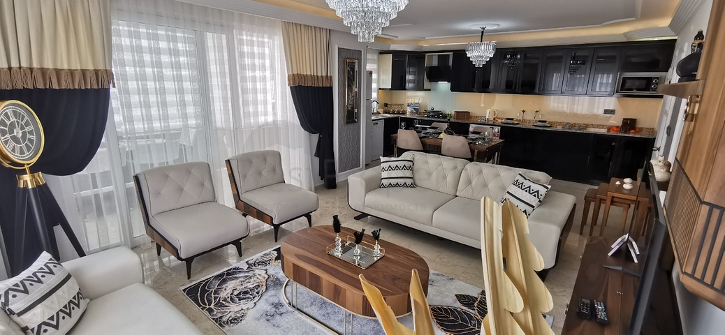 Квартира 2+1 с новым ремонтом в 200 метрах от берега моря