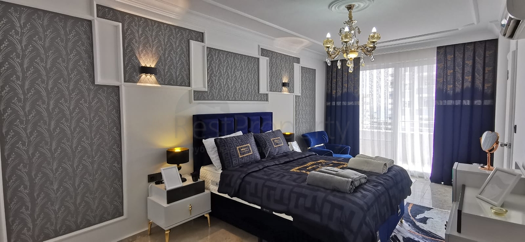 Квартира 2+1 с новым ремонтом в 200 метрах от берега моря