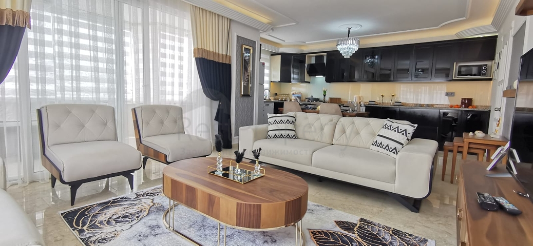 Квартира 2+1 с новым ремонтом в 200 метрах от берега моря