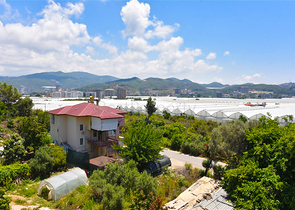 Большой пентхаус 4+1 с шикарными видами в районе Демирташ