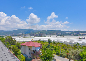 Большой пентхаус 4+1 с шикарными видами в районе Демирташ