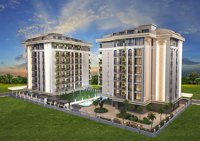 Квартира 2+1 в центре Алании