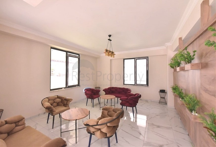 Квартира 1+1 в новом комплексе в районе Тосмур