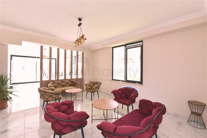 Квартира 1+1 в новом комплексе в районе Тосмур