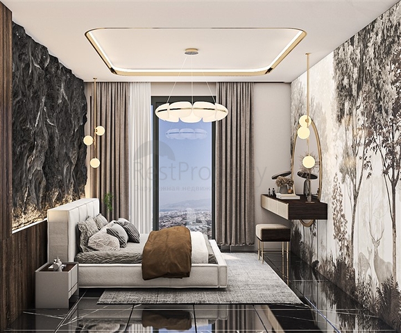 Шикарные виллы 5+1 с видом на море и горы