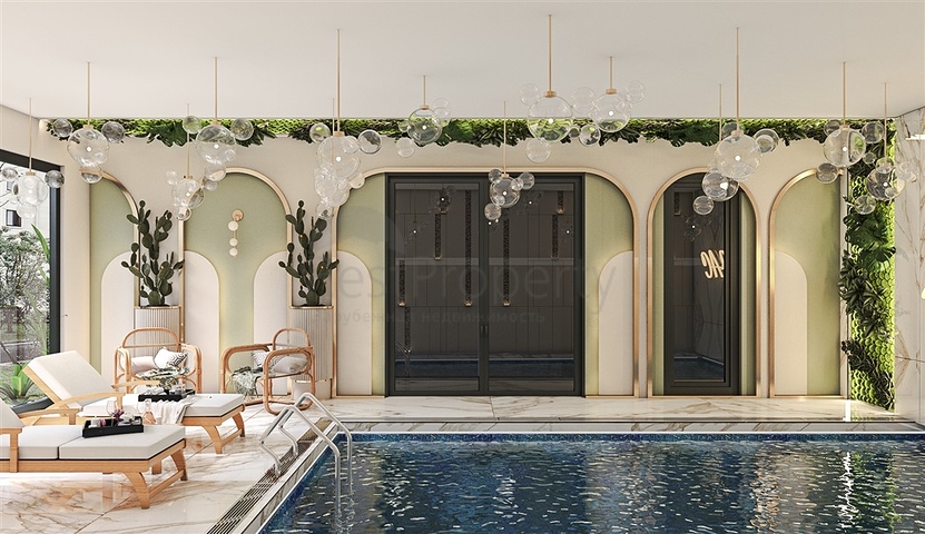 Шикарные виллы 5+1 с видом на море и горы