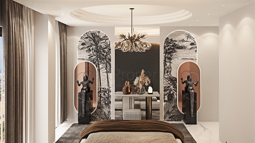 Шикарные виллы 5+1 с видом на море и горы