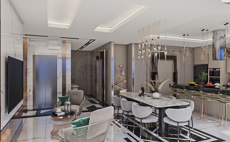 Шикарные виллы 5+1 с видом на море и горы