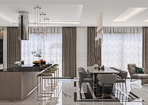 Шикарные виллы 5+1 с видом на море и горы