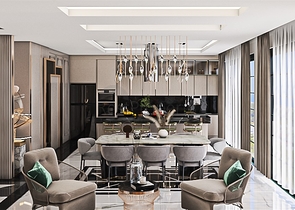 Шикарные виллы 5+1 с видом на море и горы