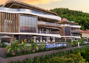 Шикарные виллы 5+1 с видом на море и горы