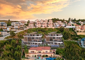 Шикарные виллы 5+1 с видом на море и горы