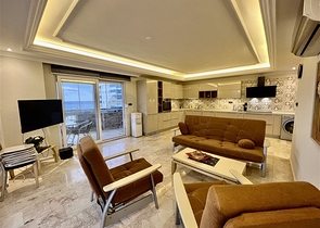 Квартиры 2+1 на высоком этаже в Махмутларе