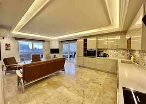 Квартиры 2+1 на высоком этаже в Махмутларе