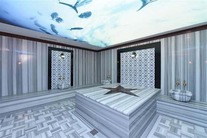 Апартаменты планировкой 2+1 в жилом комплексе в районе Тосмур