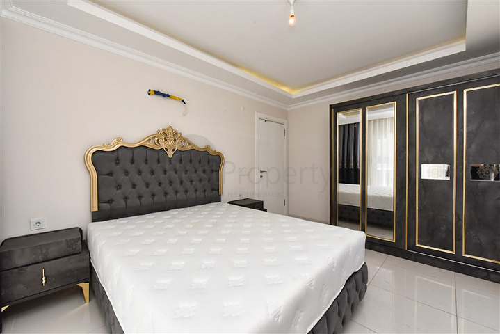 Просторная двухкомнатная квартира в районе Тосмур