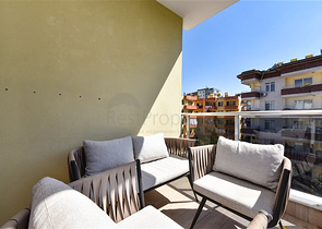 Просторная двухкомнатная квартира в районе Тосмур