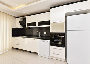 Просторная двухкомнатная квартира в районе Тосмур