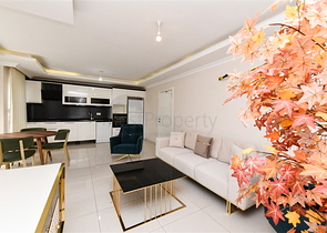 Просторная двухкомнатная квартира в районе Тосмур