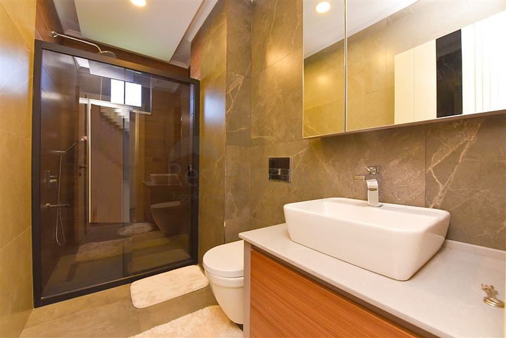 Вилла 4+1 с современным дизайном в живописном районе Каргыджак